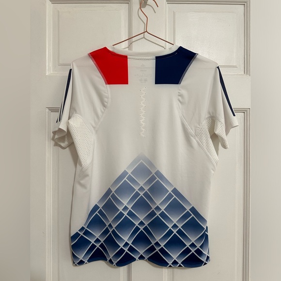 {adidas} ADIZERO PROMO T-SHIRT - Sz L kids 16-18 š«š·ā½ļø - Picture 7 of 10